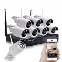 8CH Wireless NVR Kit CCTV Security System 8Pcs 720P High Quality CCTV Wifi IP Camera